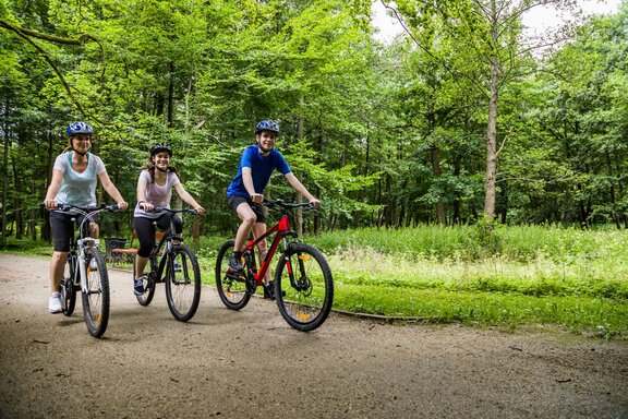 Sommer Radfahrer Russenstraße