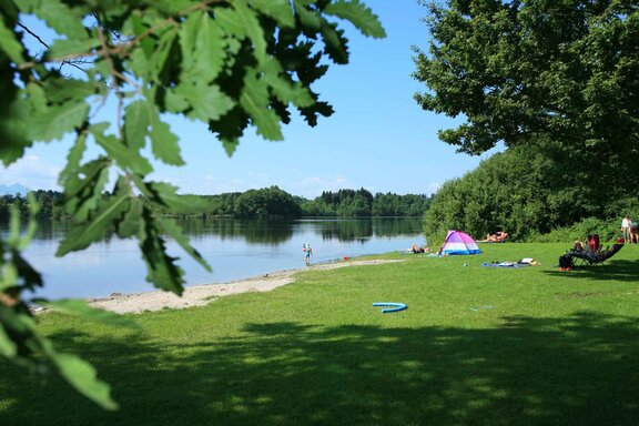 Badestrand am Rinser See 